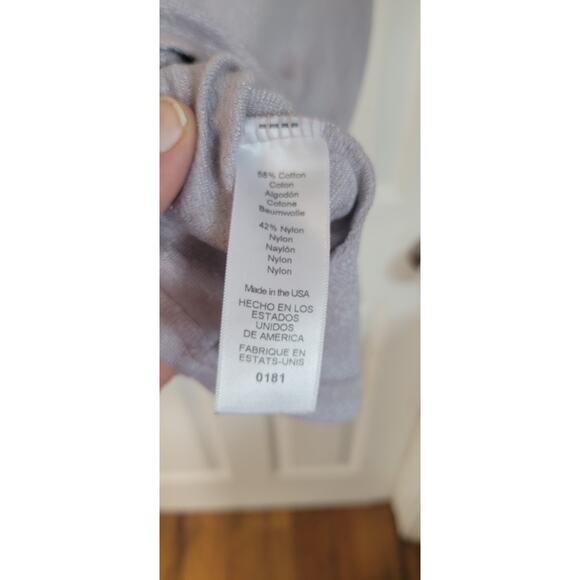 Michael Stars Womens Blouse Top Size OS Gray V-neck LS - Picture 4 of 4